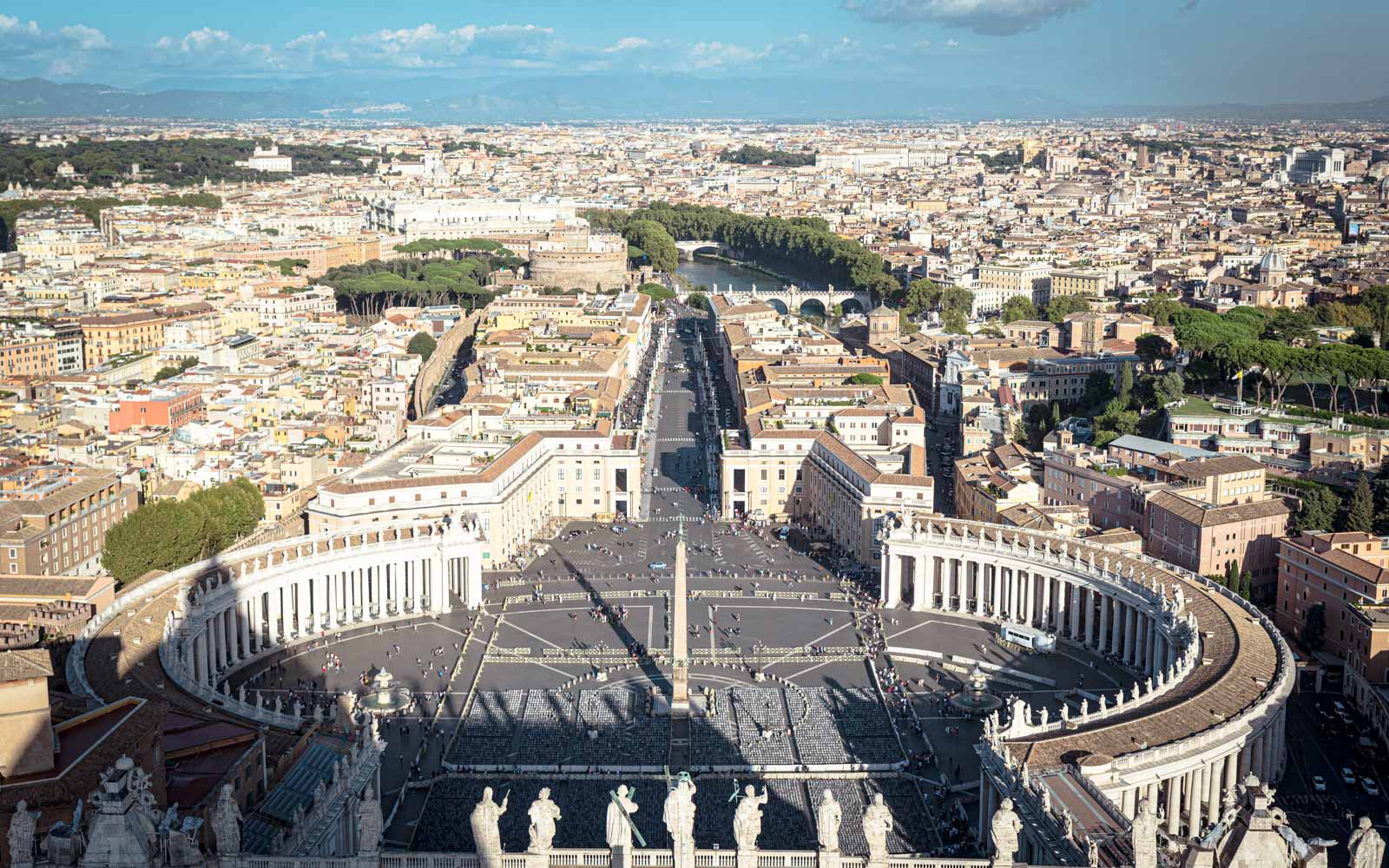 Vista panoramica dalla Basilica di San Pietro